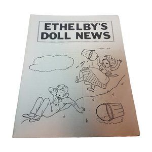 Vintage 1970s ETHELBY'S DOLL NEWS Spring 1978 Issue Doll Collector Magazine